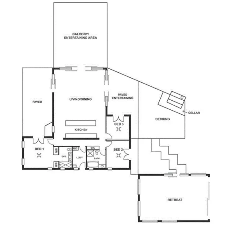 Floorplan of Homely rural property listing, 273 Mawson Road, Basket Range SA 5138