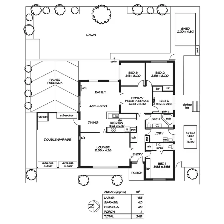 Floorplan of Homely house listing, 64 Fairford Terrace, West Lakes Shore SA 5020