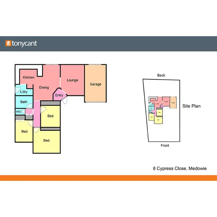 Floorplan of Homely house listing, 8 Cypress Close, Medowie NSW 2318