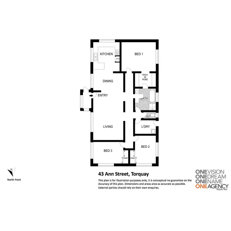 Floorplan of Homely house listing, 43 Ann Street, Torquay QLD 4655