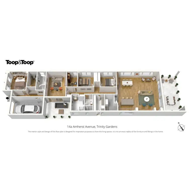Floorplan of Homely house listing, 14a Amherst Avenue, Trinity Gardens SA 5068