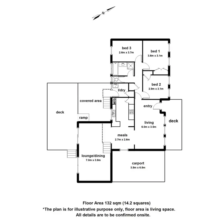 Floorplan of Homely house listing, 1986 Wellington Road, Clematis VIC 3782