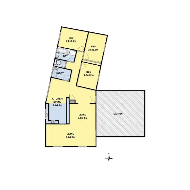 Floorplan of Homely house listing, 9 Troy Street, Colac VIC 3250