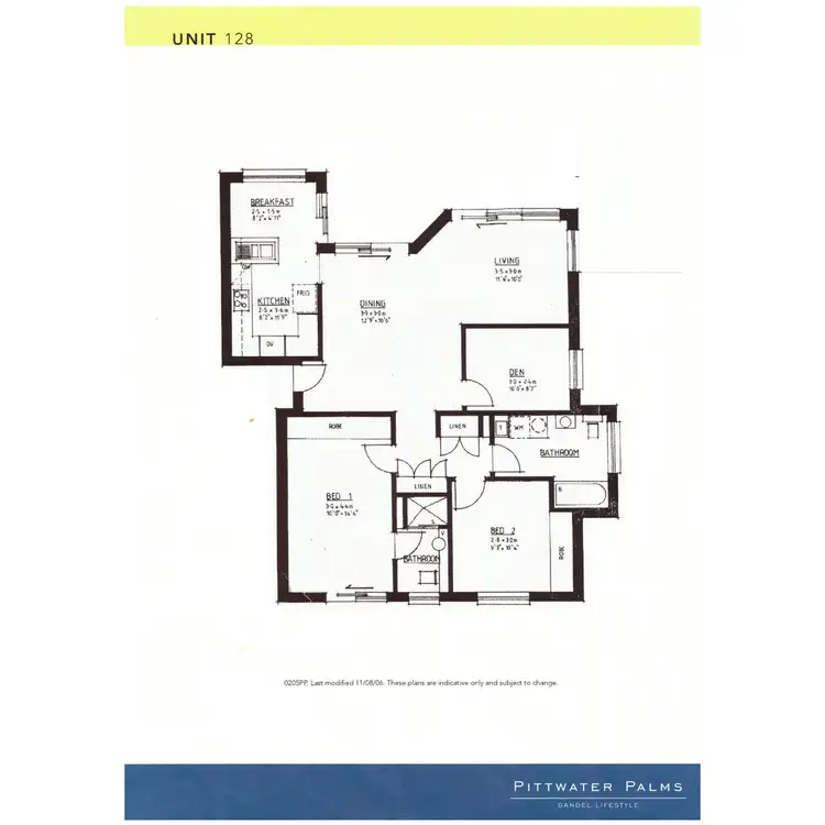 Floorplan of Homely retirement listing, 128/82 Avalon Parade, Avalon Beach NSW 2107