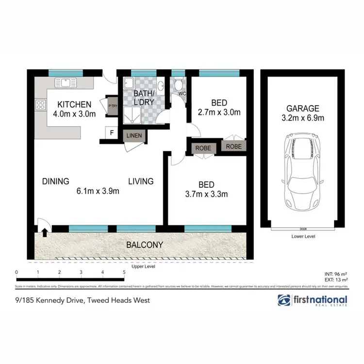 Floorplan of Homely apartment listing, 9/185 Kennedy Drive, Tweed Heads West NSW 2485