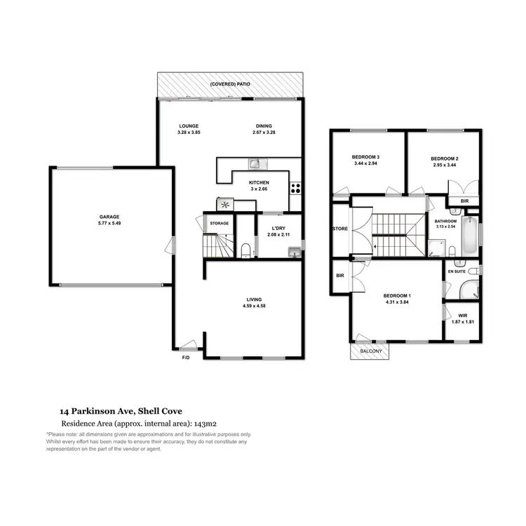 Floorplan of Homely house listing, 14 Parkinson Avenue, Shell Cove NSW 2529