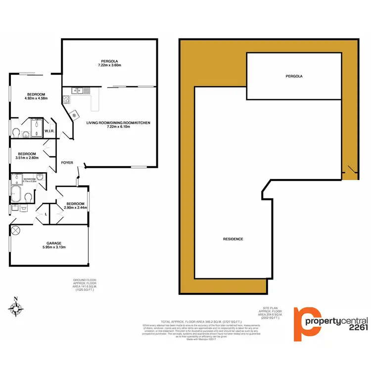 Floorplan of Homely villa listing, 40a Liddell Street, Long Jetty NSW 2261
