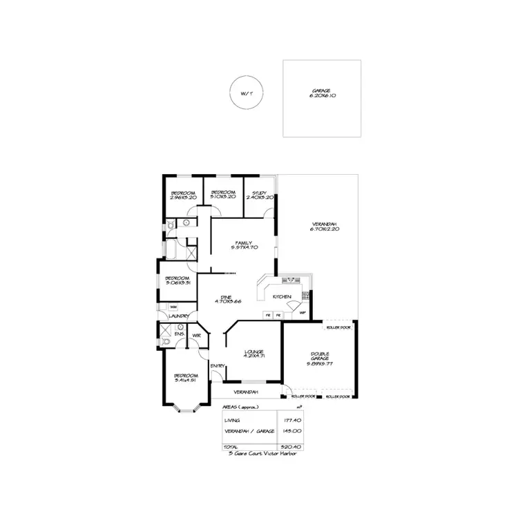 Floorplan of Homely house listing, 3 Gare Court, Victor Harbor SA 5211