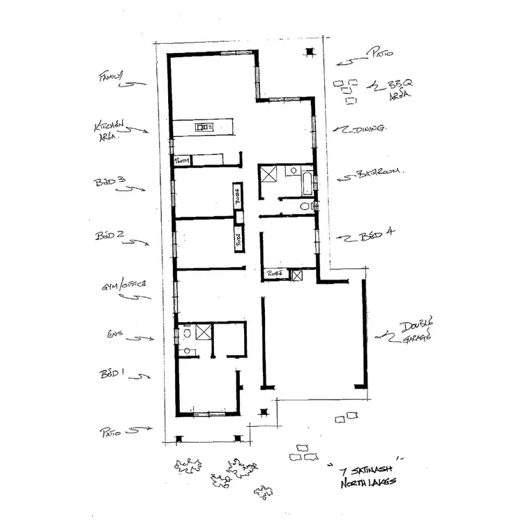 Floorplan of Homely house listing, 7 Satinash Court, North Lakes QLD 4509