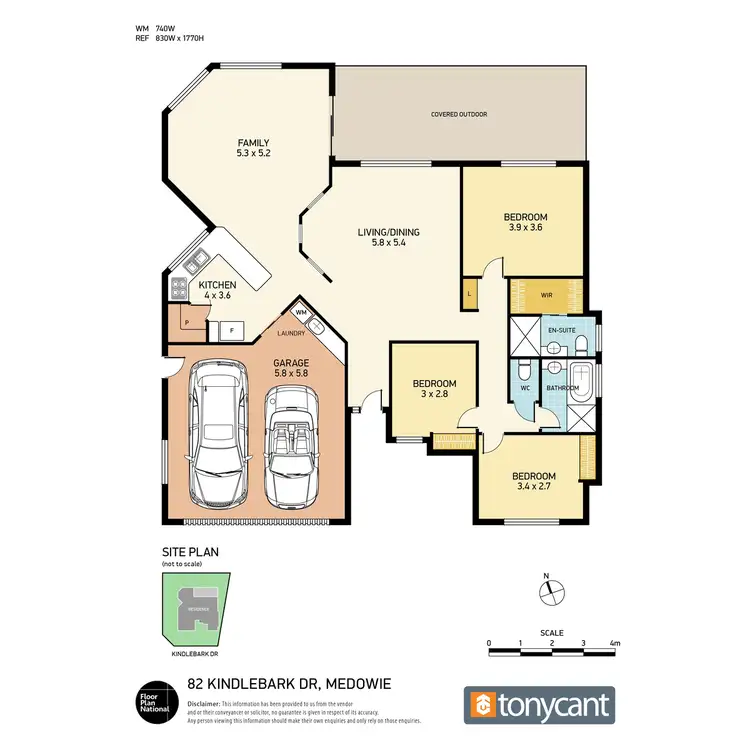 Floorplan of Homely house listing, 82 Kindlebark Drive, Medowie NSW 2318