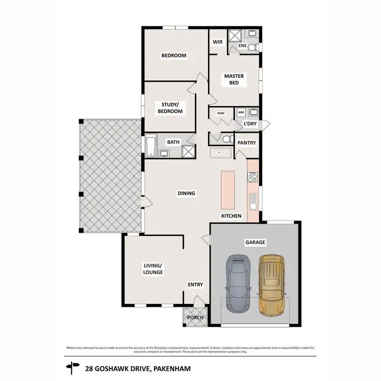 Floorplan of Homely house listing, 28 Goshawk Drive, Pakenham VIC 3810