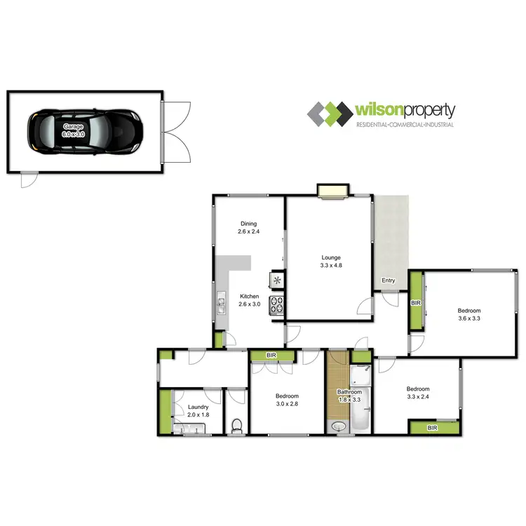 Floorplan of Homely house listing, 3 Phillip Street, Traralgon VIC 3844