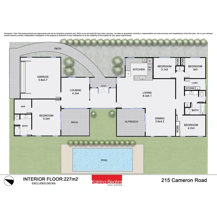 Floorplan of Homely house listing, 215 Cameron Road, Mcleans Ridges NSW 2480