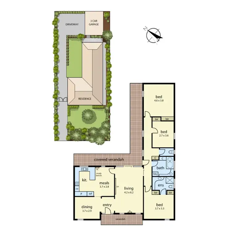 Floorplan of Homely house listing, 9 Helena Street, Mount Martha VIC 3934