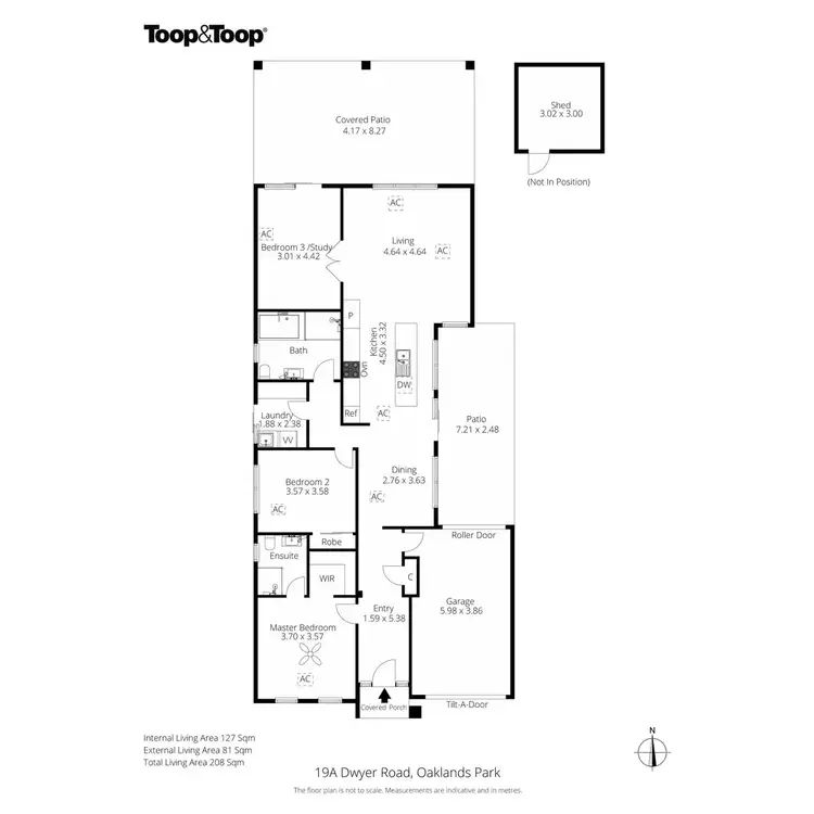 Floorplan of Homely house listing, 19A Dwyer Road, Oaklands Park SA 5046