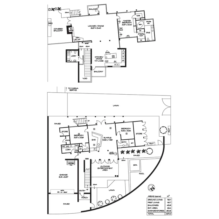 Floorplan of Homely house listing, 73 Gulf Point Drive, North Haven SA 5018