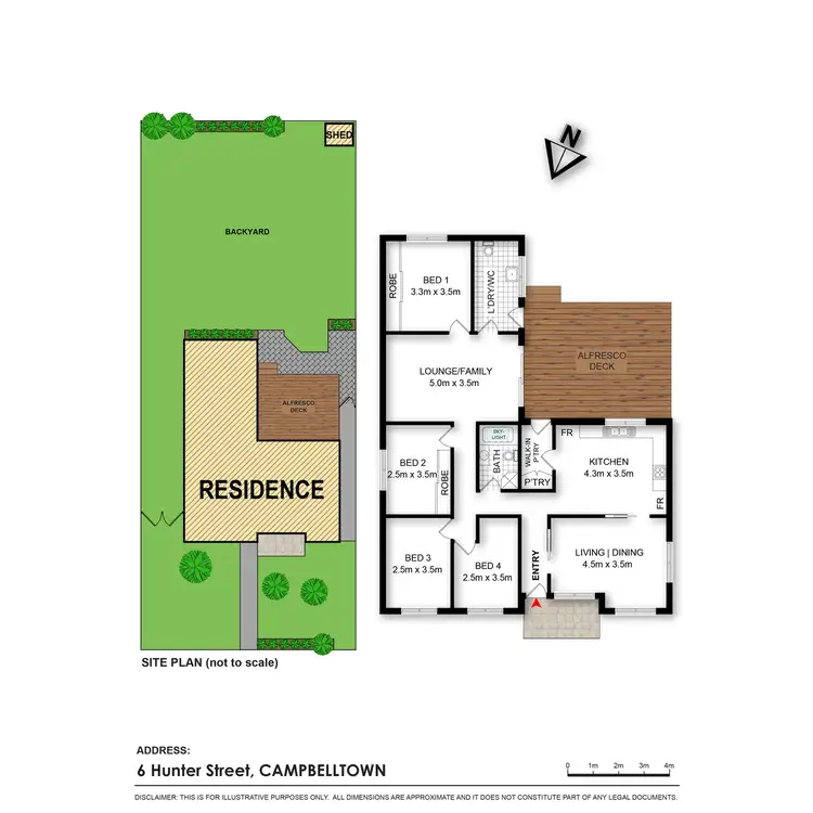 Floorplan of Homely house listing, 6 Hunter Street, Campbelltown NSW 2560
