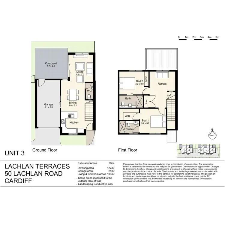 Floorplan of Homely townhouse listing, 2/50 Lachlan Road, Cardiff NSW 2285