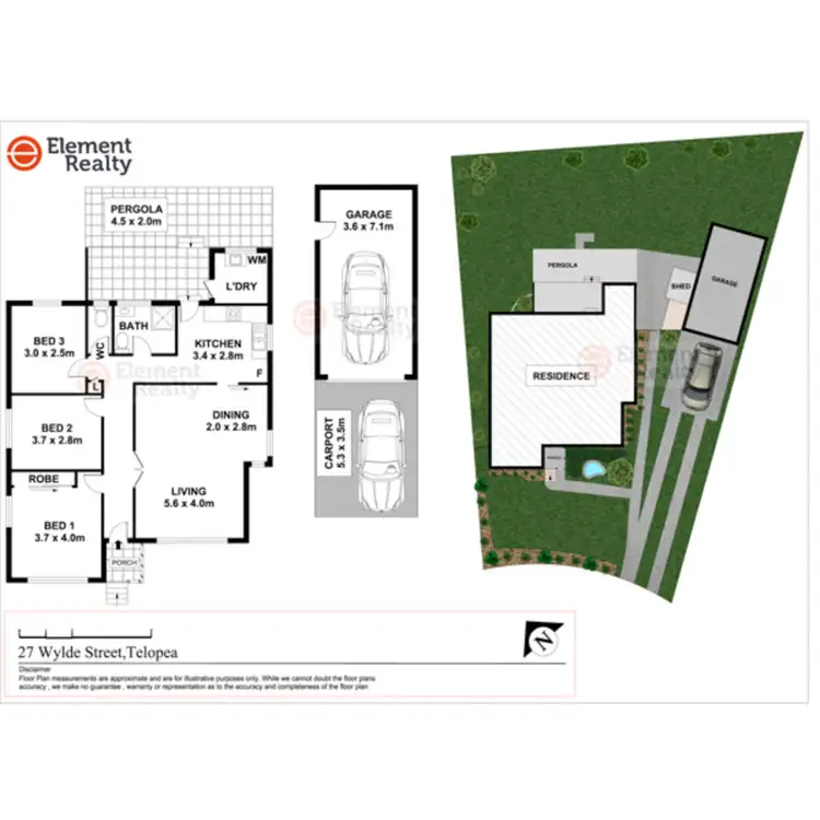 Floorplan of Homely house listing, 27 Wylde Street, Telopea NSW 2117