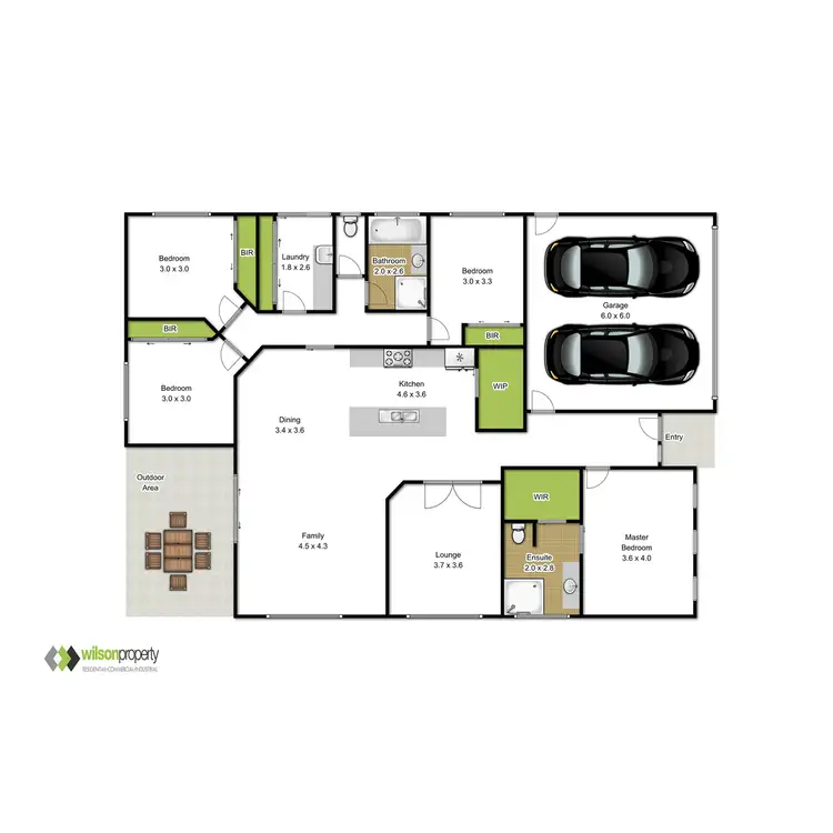 Floorplan of Homely house listing, 512 Charolais Street, Traralgon VIC 3844