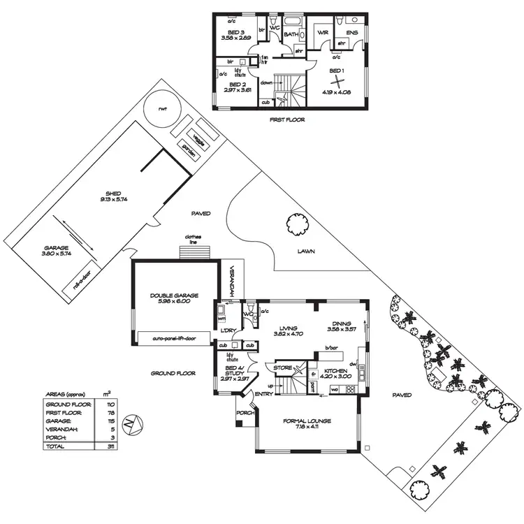 Floorplan of Homely house listing, 14 Doering Street, Tanunda SA 5352