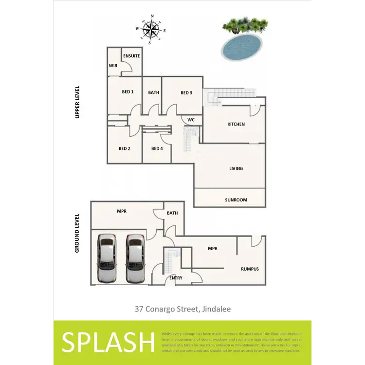 Floorplan of Homely house listing, 37 Conargo Street, Jindalee QLD 4074
