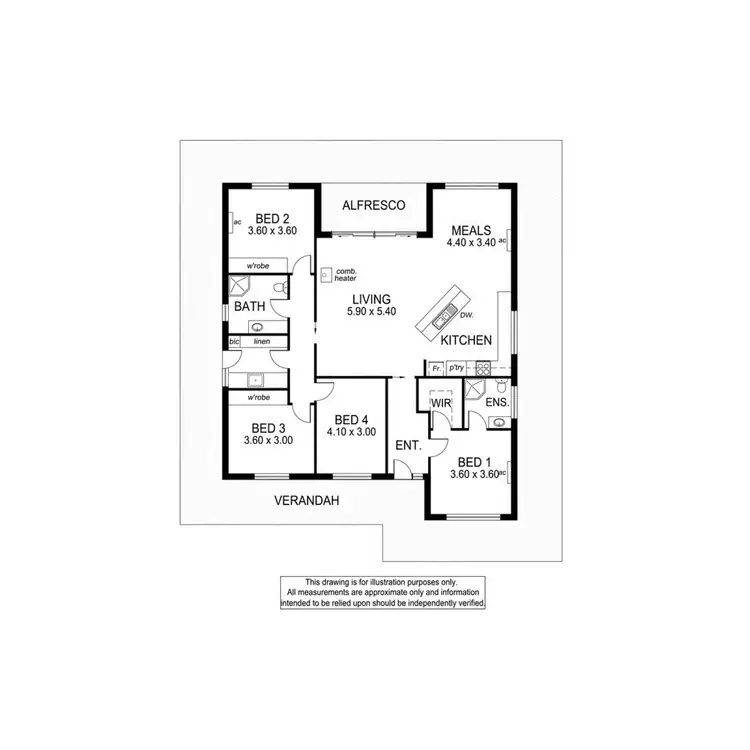 Floorplan of Homely rural property listing, 729 Kangaroo Flat Road, Glencoe SA 5291