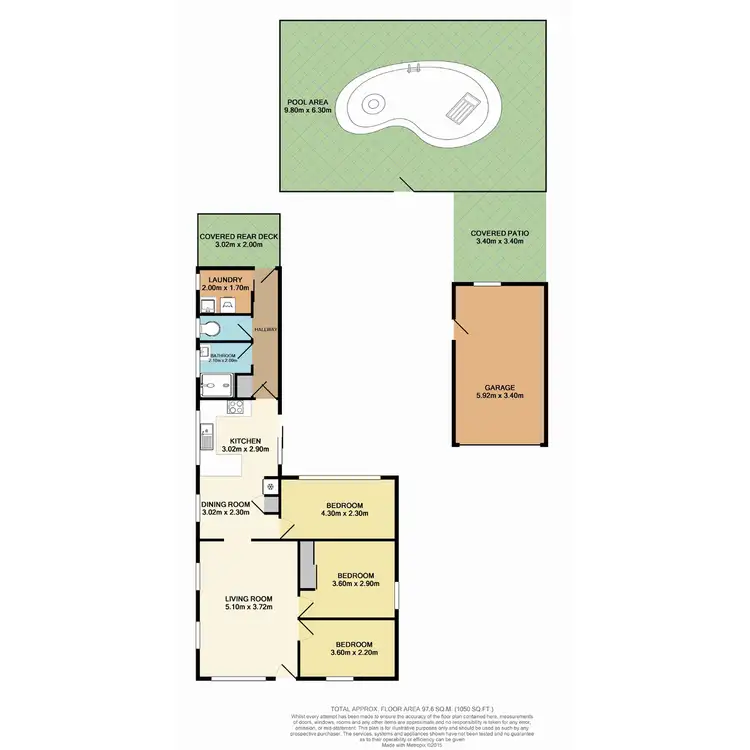 Floorplan of Homely house listing, 60 Bass Avenue, Killarney Vale NSW 2261