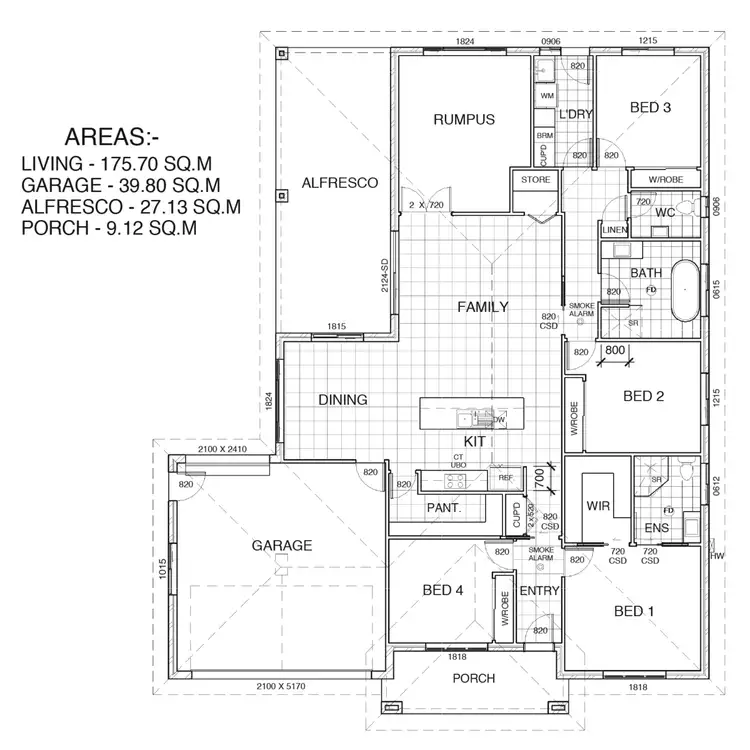Floorplan of Homely house listing, 7 Beetson Street, Boorooma NSW 2650