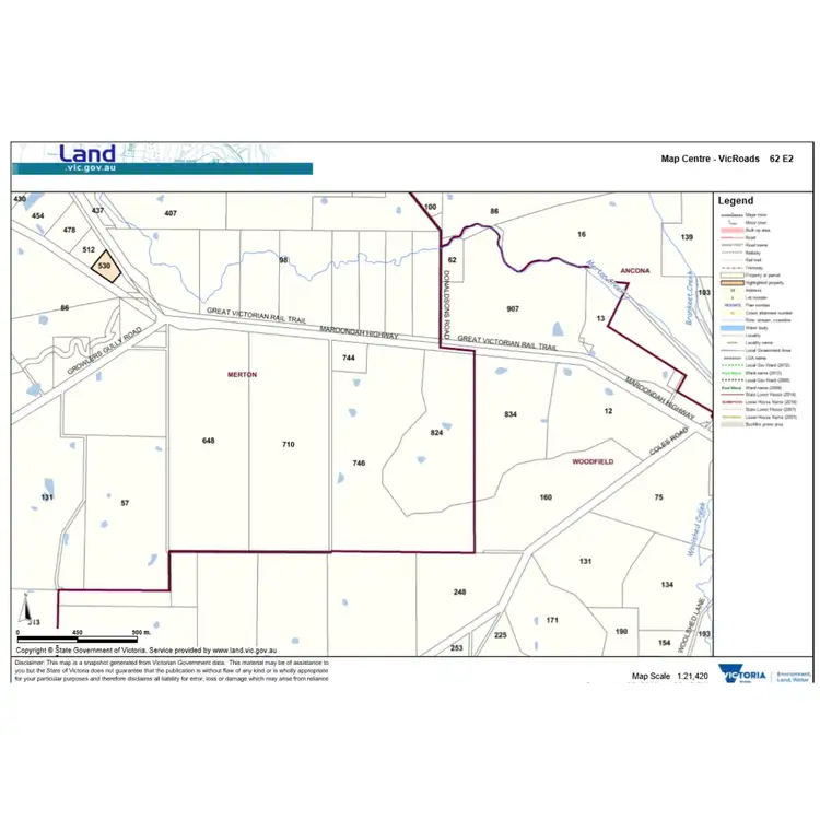 Floorplan of Homely land listing, LOT 1, 530 Maroondah Highway, Merton VIC 3715