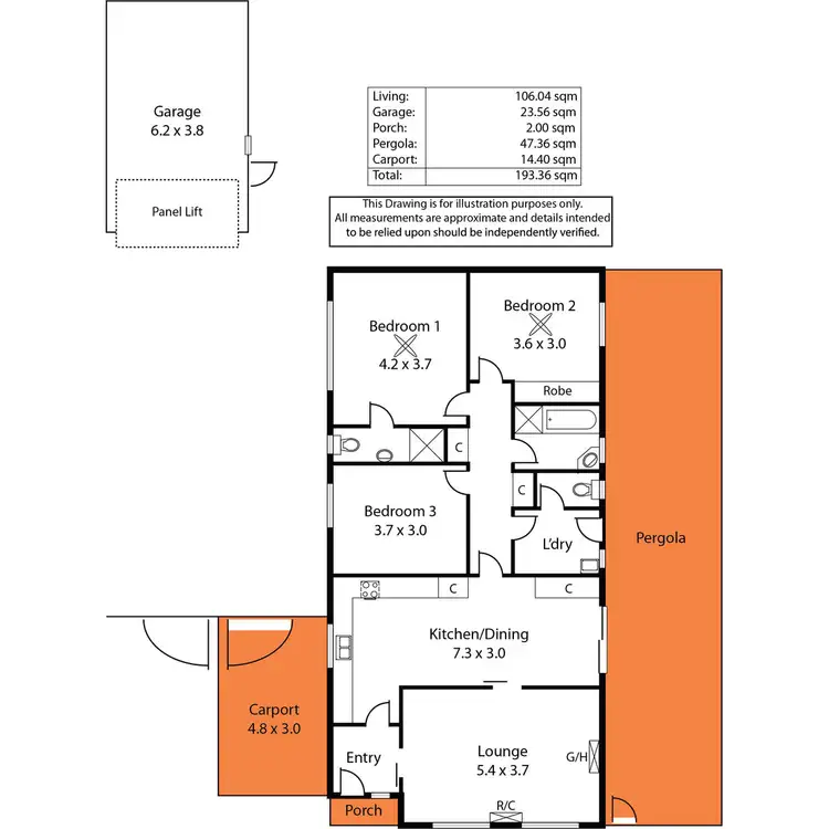 Floorplan of Homely house listing, 75 Fairford Terrace, West Lakes Shore SA 5020