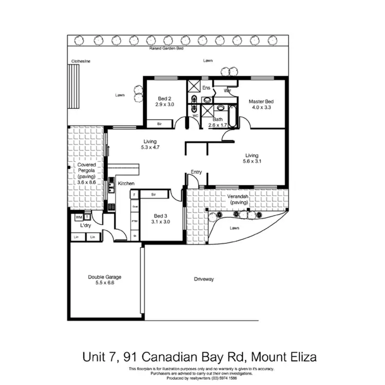 Floorplan of Homely unit listing, 7/91 Canadian Bay Road, Mount Eliza VIC 3930