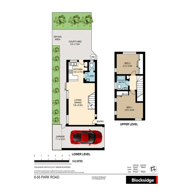 Floorplan of Homely block of units listing, 55 Park Road, Nundah QLD 4012