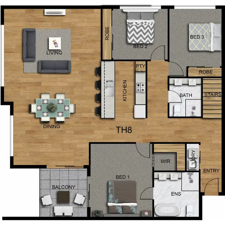 Floorplan of Homely apartment listing, 8/606 Esplanade, Mount Martha VIC 3934