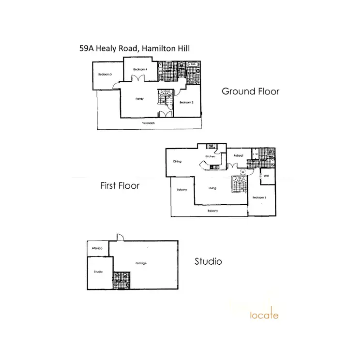 Floorplan of Homely house listing, 59A Healy Road, Hamilton Hill WA 6163