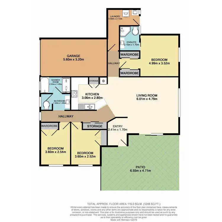 Floorplan of Homely villa listing, 1/2 Castlereagh Crescent, Bateau Bay NSW 2261