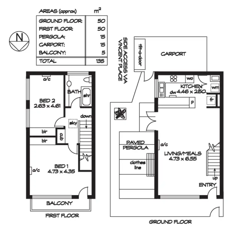 Floorplan of Homely apartment listing, 1/329 Gilles Street, Adelaide SA 5000