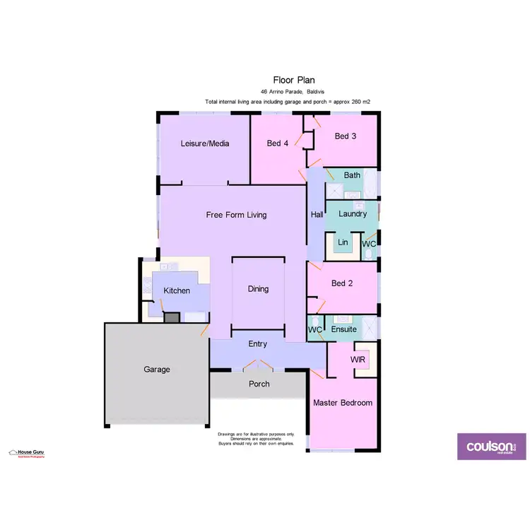Floorplan of Homely house listing, 46 Arrino Parade, Baldivis WA 6171