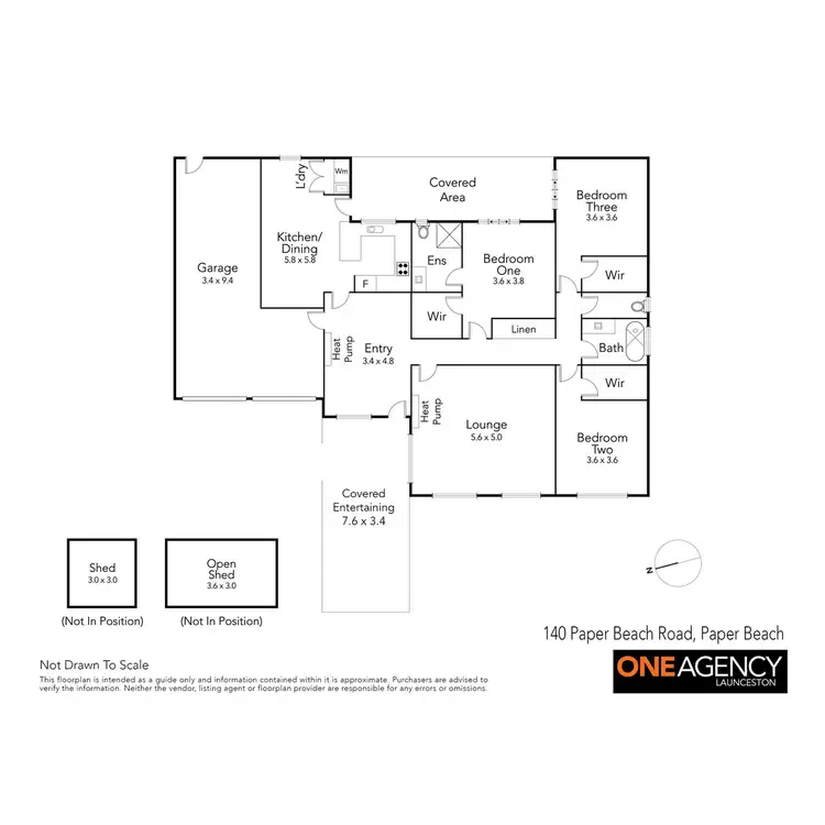 Floorplan of Homely house listing, 140 Paper Beach Road, Swan Point TAS 7275