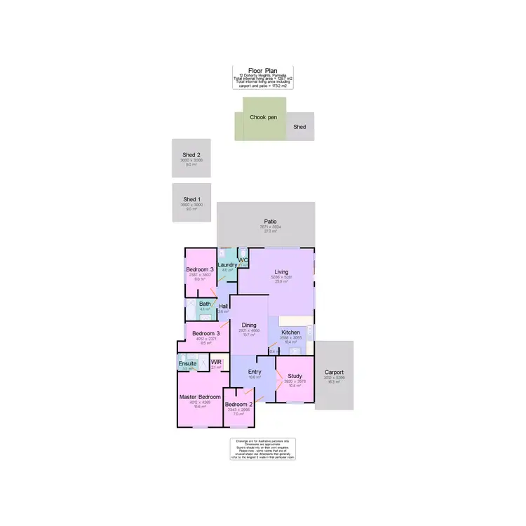 Floorplan of Homely house listing, 12 Doherty Heights, Parmelia WA 6167