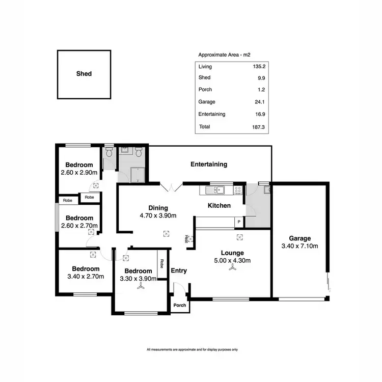 Floorplan of Homely house listing, 12 Oban Court, Huntfield Heights SA 5163