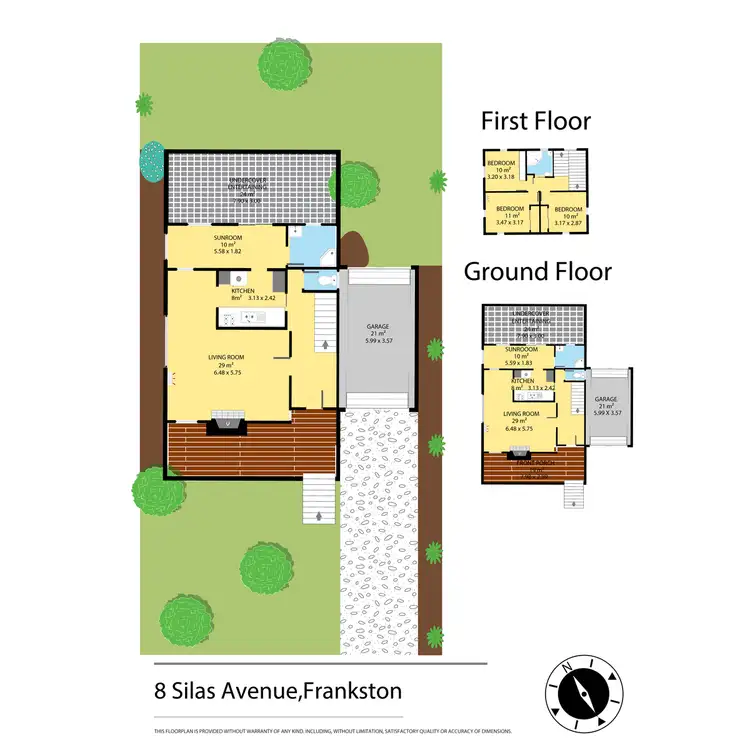 Floorplan of Homely house listing, 8 Silas Avenue, Frankston VIC 3199