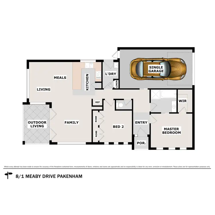 Floorplan of Homely house listing, 8/1-5 Meaby Drive, Pakenham VIC 3810