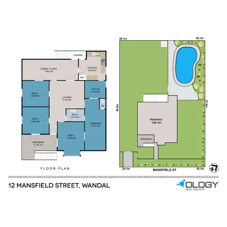 Floorplan of Homely house listing, 12 Mansfield Street, Wandal QLD 4700