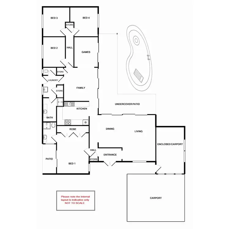 Floorplan of Homely house listing, 7 Vellgrove Avenue, Parkwood WA 6147