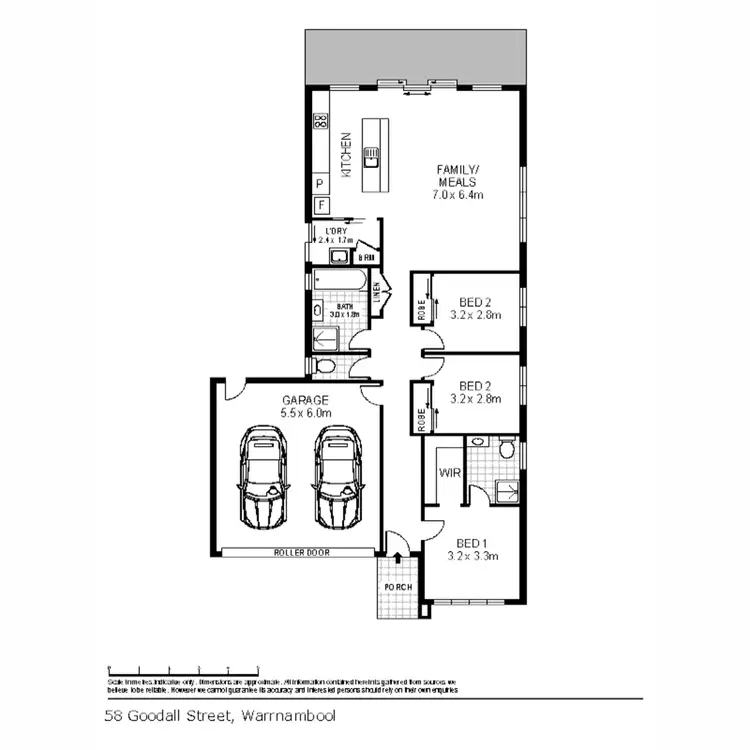 Floorplan of Homely house listing, 58 Goodall Street, Warrnambool VIC 3280