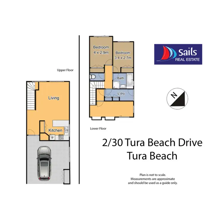 Floorplan of Homely townhouse listing, 2/30 Tura Beach Drive, Tura Beach NSW 2548
