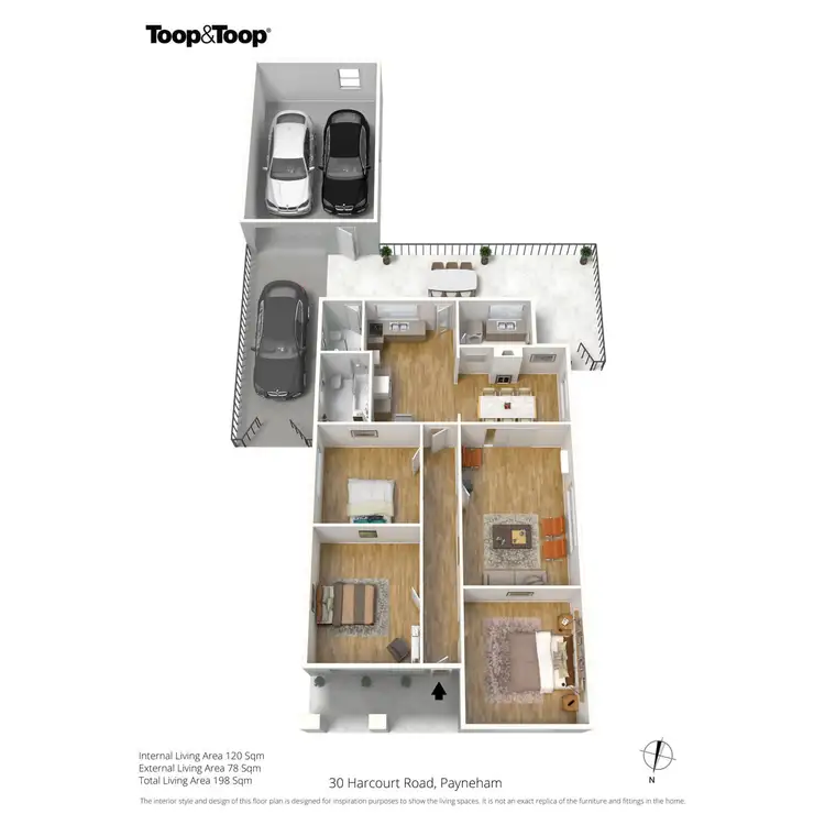 Floorplan of Homely house listing, 30 Harcourt Road, Payneham SA 5070