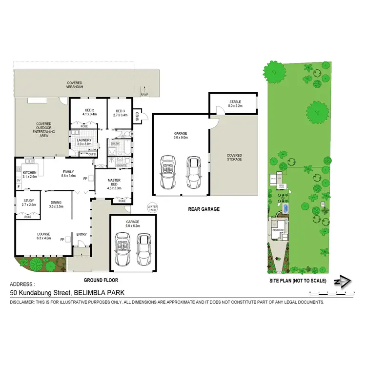 Floorplan of Homely house listing, 50 Kundabung Street, Belimbla Park NSW 2570