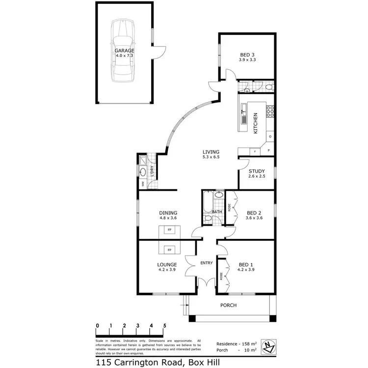 Floorplan of Homely house listing, 115 Carrington Road, Box Hill VIC 3128